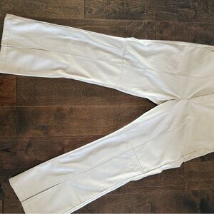 Kut from the Kloth Cream Faux Leather Pants